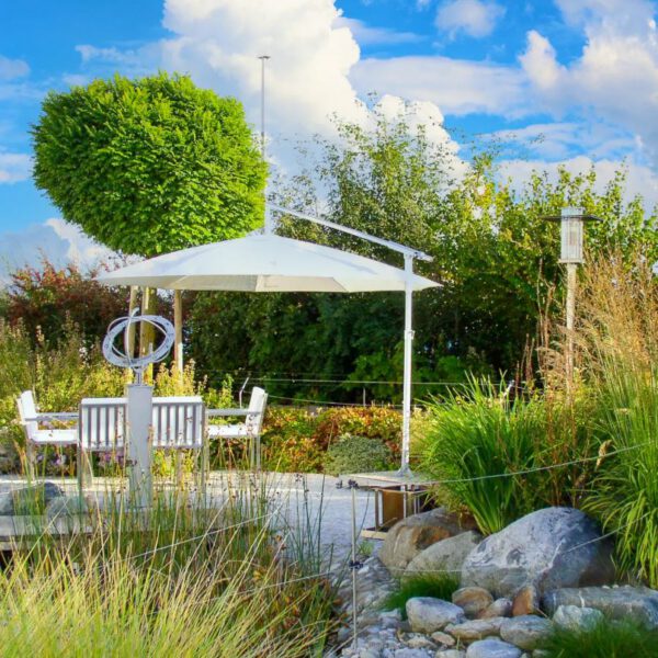 DACAPO Ampelschirm rund 3 m Sonnenschirm Terrasse Berlin Reinickendorf