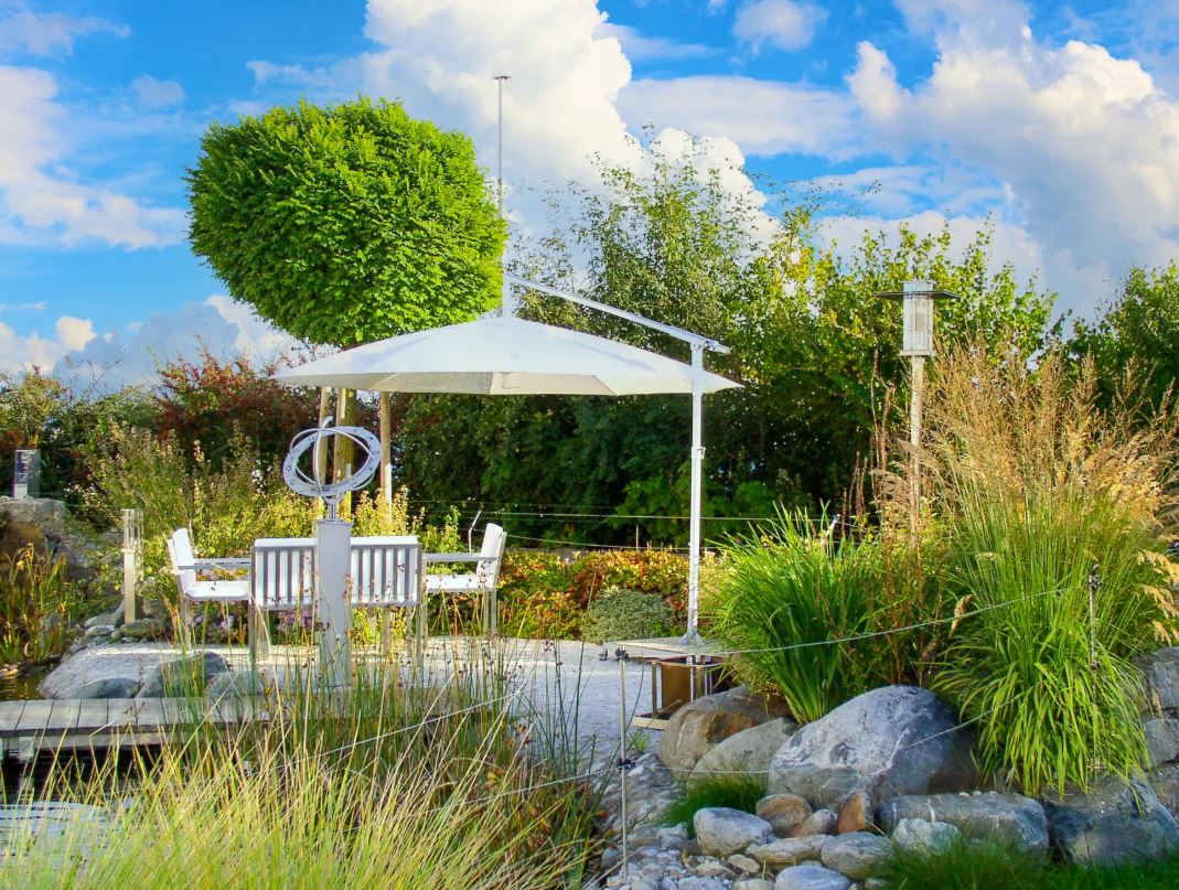 MAY DACAPO rund DACAPO Ampelschirm rund 3 m Sonnenschirm Terrasse Berlin Reinickendorf