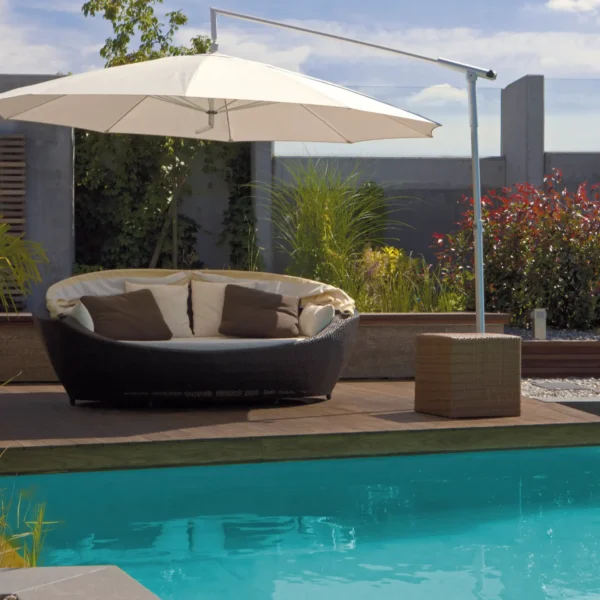 DACAPO Ampelschirm oval 250x335 cm Sonnenschirm Terrasse Berlin Reinickendorf