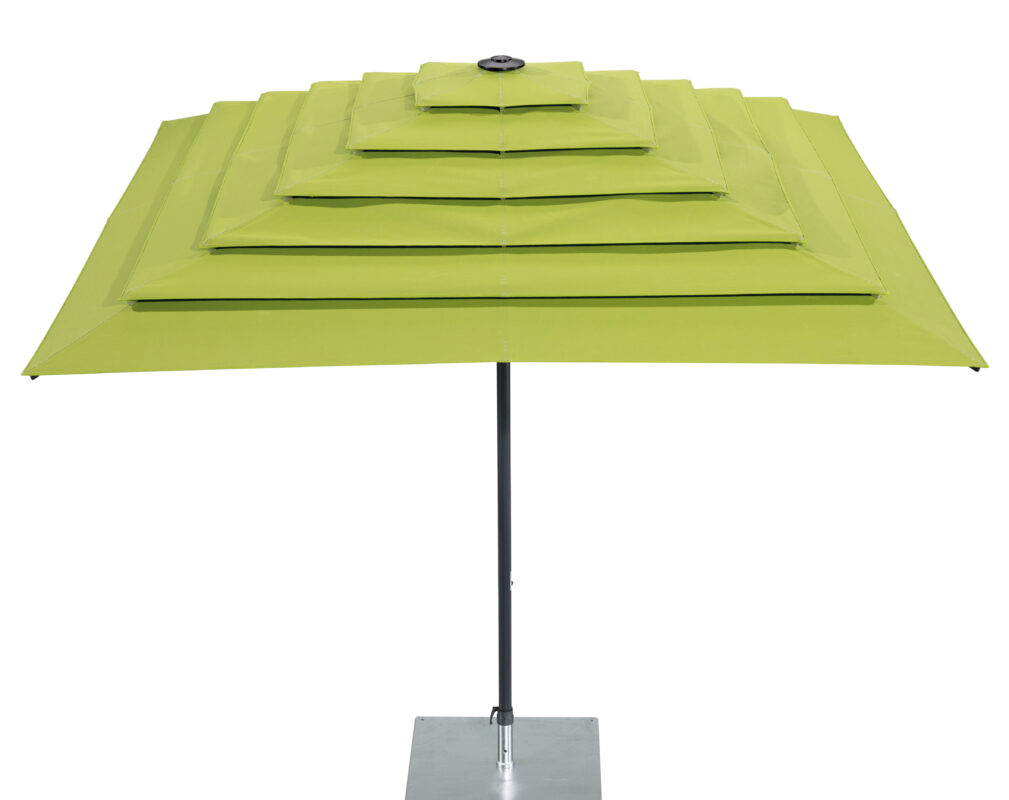 MAY_FILIUS_quadratisch_3x3m_ohne_Volant_Pagode_lindgruen_Draufsicht - Kopie