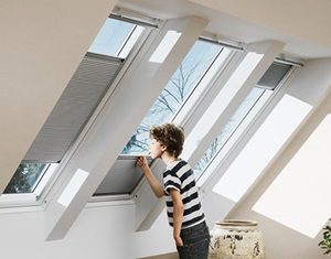 Dachfenster VELUX Plissee Wabenplissee Schlaf Sichtschutz