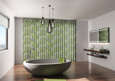 Stylische Lamellenvorhänge für das Badezimmer in Berlin