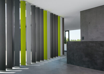 Moderne Lamellenvorhänge in Berlin mit stilvollem Farbdesign