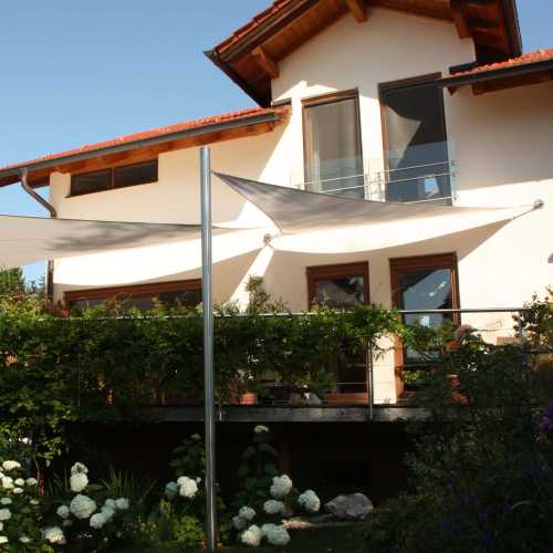 Sonnensegel auf Maß, Sonnenschutz Segel, Terrasse, Dach, Balkon, Dreieck, Berlin